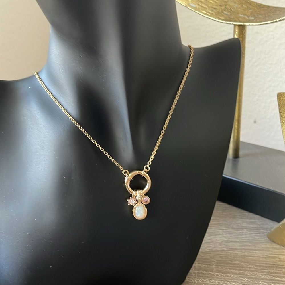Pink Accents necklace N1043 - Picture 4 of 4